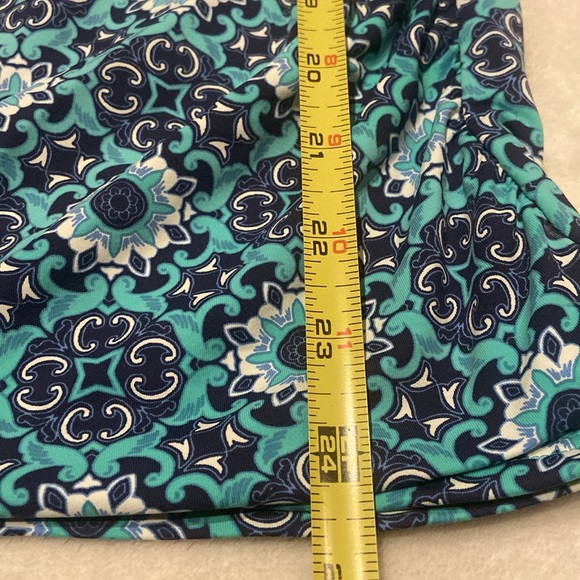 LANDS’ END Size 12 Tankini Top Padded Adjustable Straps Nylon/Spandex - Picture 5 of 9